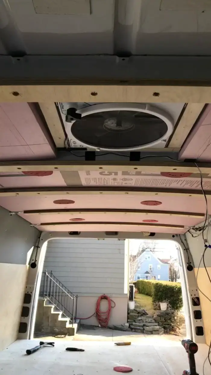Converted Van Ceiling Panels Installation How To