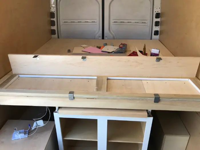 Converted Van Cabinets Installation How To Do It