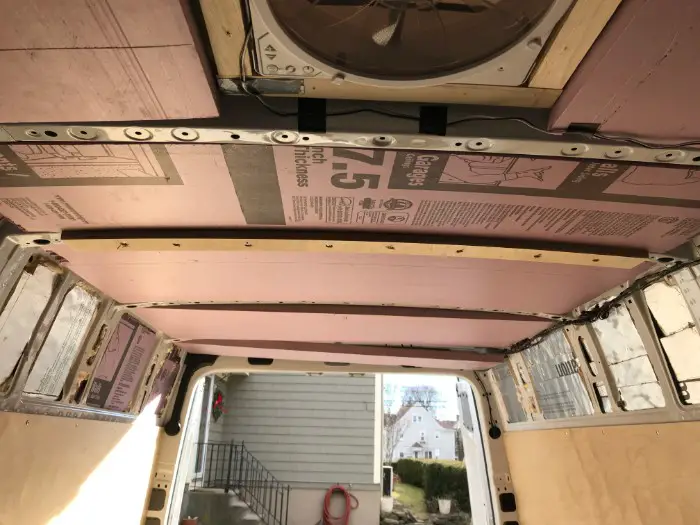 Converted Van Ceiling Panels Installation How To Where You Make It
