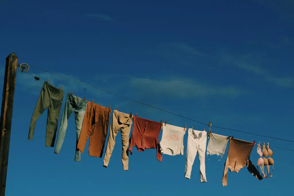 energy efficient clothesline drying