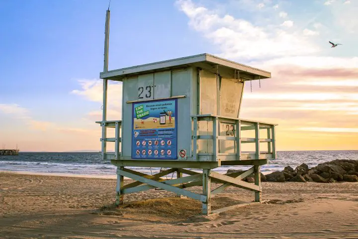 Life guard stand at Venice Beach
